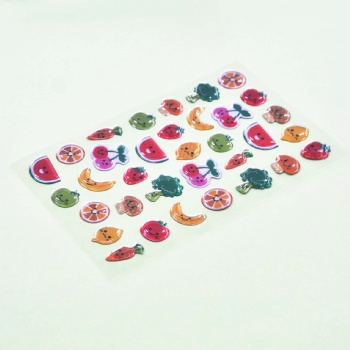 Sweet Fruits Desings With Cherry Strawberry Banana Stickers For Stationery